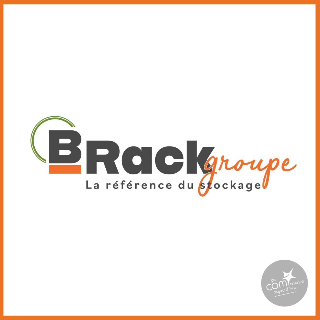b-rack logo et naming, construire toute votre communication en industrie